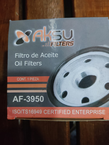 Venta De Filtro De Aceite Af 3950