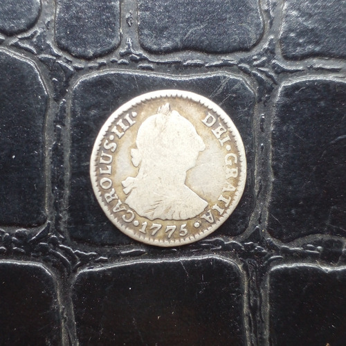 Moneda Bolivia 1 Real J.r 1775 Carolus Iii Pts Plata .