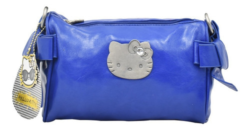 Bolsa De Mano Hello Kitty Imitacion De Piel Azul 78738 Ruz Diseño de la tela Imitación Piel