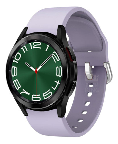 Pulseira Redge De Silicone Para Galaxy Watch6 Classic 47mm Cor Lilás