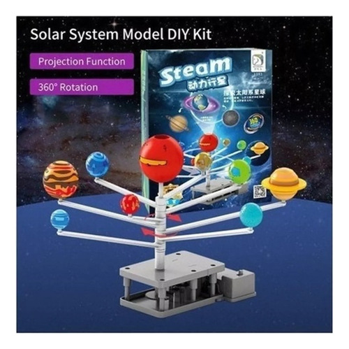 Y Kit De Modelo De Sistema Solar Proyector Planetario Diy