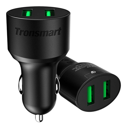 Cargador Auto Tronsmart Usb 3.0 2 Puertos 36w