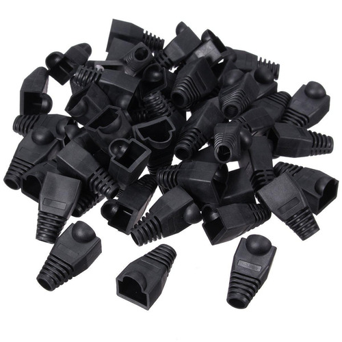 Imagen 2 de 2 de Capuchon Capuchones Rj45 Ficha Tapa Red Cable Kolke X 50