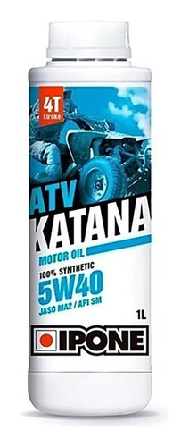 Aceite Ipone 5w40 Cuatriciclo Katana Atv 4t 1 Litro