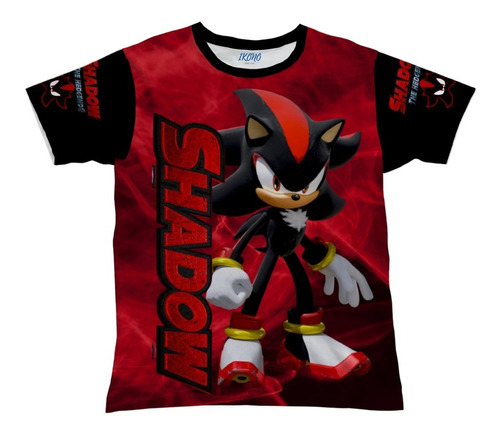 Playera Adulto Sonic Shadow Mod2 Tela Expandex Calidad Premi