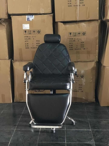Imagen 3 de 5 de Sillón Silla De Barbero Reclinable Barbería Peluqueria Frank