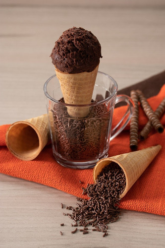 Imagem 3 de 5 de Kit Casquinha Sorvete Marvi 20 X 138 G (240 Cones)