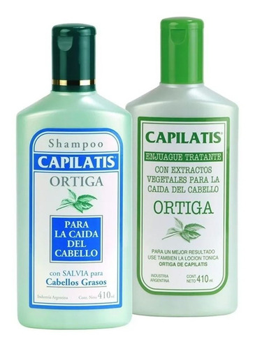 Pack Capilatis Ortiga Shampoo +acondicionador 410 Ml Grasos