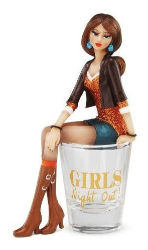 Hiccup Girls Night Out 2-1 / 2-inch Girl In Shot Glass, 5-3 