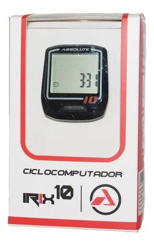 Imagem 1 de 1 de Ciclocomputador Bike Absolute Irix Com Fio 10 Funções