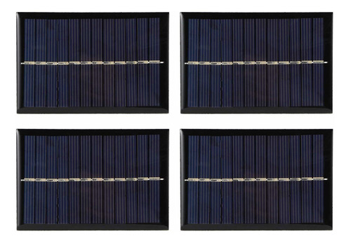 4pcs 0.6w 6v Modulo Panel Solar Celula Fotovoltaica 0