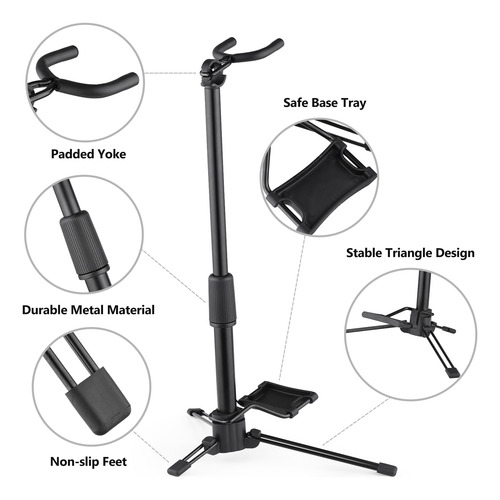 Suporte Para Suporte De Instrumento De Sopro Digital Dobráve