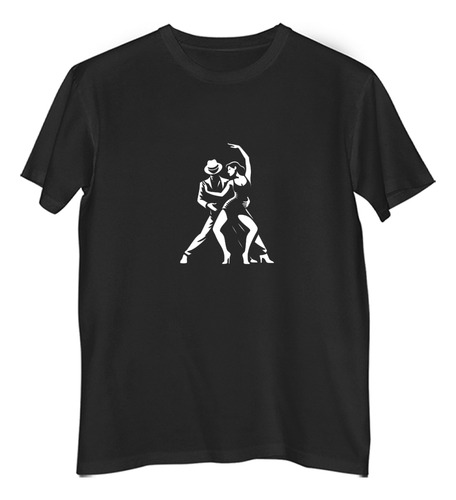 Remera Niño Color Pareja Bailando Reggaeton Salsa M2