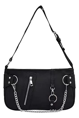 Bolso Punk Fonettos, Bolso De Mano Sourpuss Gothic Y2k Cool