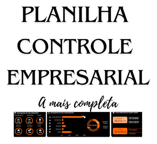 Planilha Controle Financeiro Empresarial /pessoal Atualizada