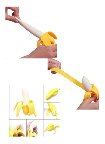 Banana Fidget Toy Juguete Antiestres Amansaloco Squishy