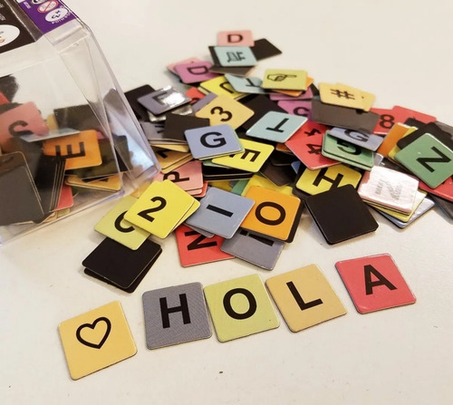 Letras Números Emojis Símbolos Imantados Niños Bitácora Clap