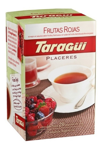 Imagen 1 de 1 de Te Taragui Frutas Rojas X 20 Saq