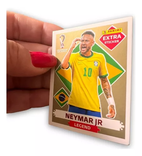 Figurinha Original Panini Neymar Jr Legend Gold