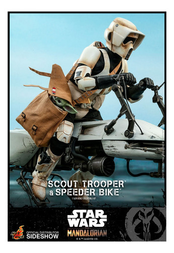 Scout Trooper & Speeder Bike 1/6 Mandalorian Hot Toys Tms017