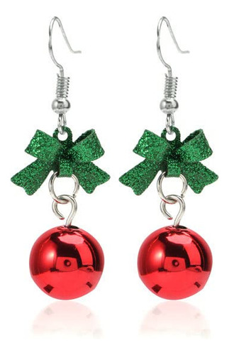Pendientes Colgantes Navideños Para Mujer