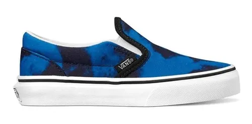 Vans slip on azul 2025