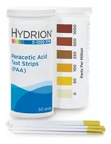 Comprar Hydrion Tiras Reactivas Ácido Paracético 0-1000 Ppm