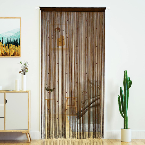 Cortinas De Puerta Con Tiras De Cuentas Para Decorar