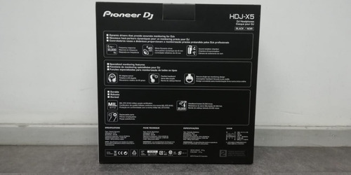 Imagen 9 de 9 de Auriculares Dj Pioneer HDJ-X5 black