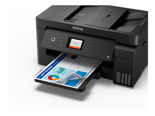 Imagem 2 de 5 de Impressora a cor multifuncional Epson EcoTank L14150 com wifi preta 110V