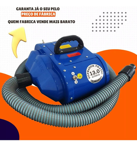 Soprador Pet 2.800 Watts 2 Motores - C/ Mangueira 2 Metros