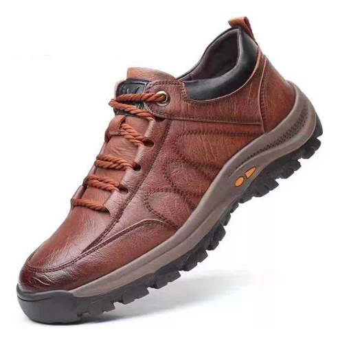 Zapatos Antideslizantes De Cuero Pu Para Hombres, Zapatos C