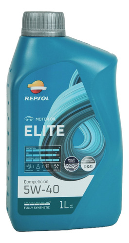 Aceite De Motor 5w/40 Repsol Elite Competicion 1 Litro