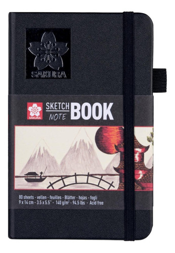  Sakura sketchbooks 9x14 80 hojas  lisas unidad x 1 14cm x 9cm