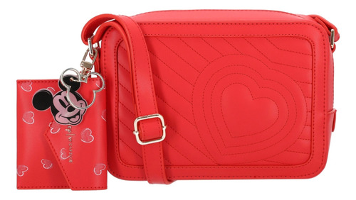 Bolsa Cross Para Mujer Mickey W Capsule Rojo Hbdofine12cw