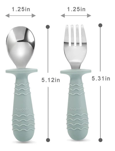 Set De 6 Utensilios De Silicona Y Acero Para Cocina