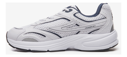 Tênis Fila Runner 2k Masculino Branco/marinho Antiderrapante