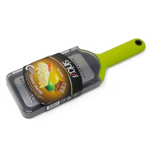 Rallador Multiuso Con Mango Ergonómico Y Tapa Protectora Verde Sinbo Sto6507