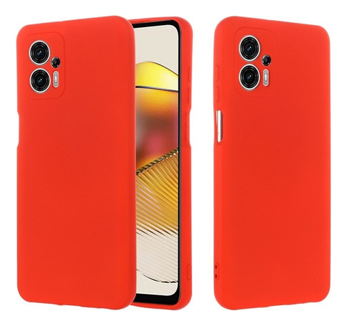 Funda Case De Motorola Moto G23 Soft Feeling Antishock Rojo