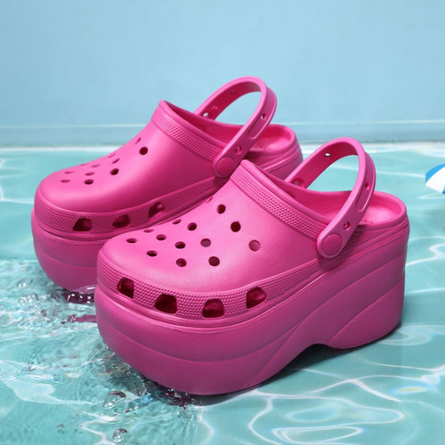 Sandalias De Plataforma Alta, Tacones Altos, Pantuflas
