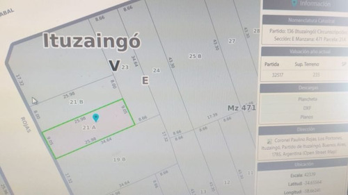 Terreno En Venta En Ituzaingó