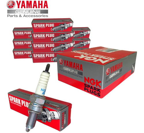 Atacado Kit 10 Velas De Ignição Ngk Mr8d-9  Yamaha Genuine