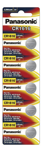 Pila Panasonic Litio Cr1616 Tira Con 50 Unidades 3v