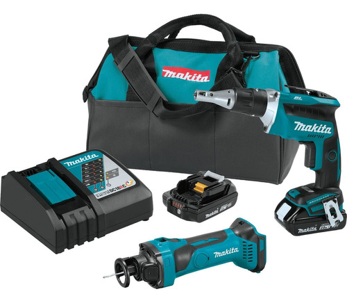 Makita Xt255r 18v Lxt Litio-ion Compact Inalámbrico 2-pc. .