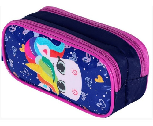 Imagem 10 de 10 de Kit Mochila Infantil Unicórnio Paetê Mágica Rodinha G Yepp