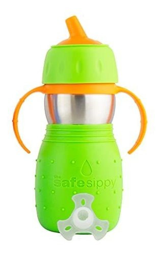 Vaso Kid Basix Safe Sippy De Acero Inoxidable Para Bebés O N