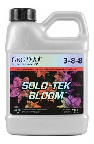 Solo Tek Bloom 500ml (floración) - Grotek
