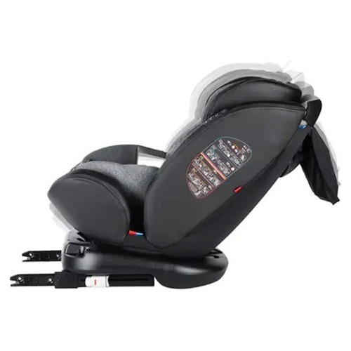 Imagen 6 de 9 de Silla De Bebé Para Carro Isofix Infanti I-giro 360° Gris