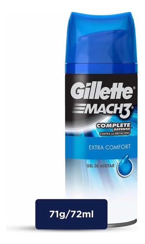 Gel De Afeitar Gillette Mach3 Complete Defense 71g