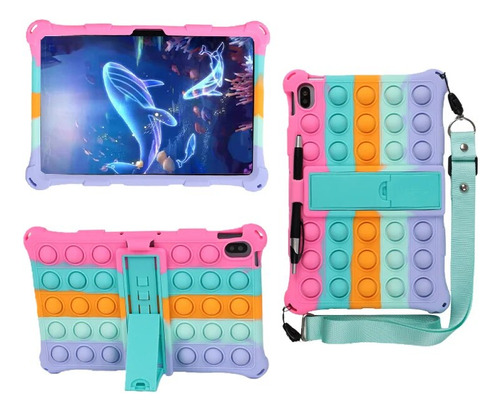 Funda Pop It Para Nokia T20, 10,4 Pulgadas, Ta1392 Kids Bubb